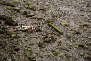 litter and rubbish in deptford creek